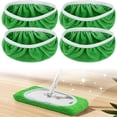 thumbnail image 1 of HLONK 4 Pack Reusable Dry Sweeping Cloths Microfiber Wet Mop Pads Compatible with Swiffer Sweeper Mop Mop Head Replacement Washable Refills for Household Floors, 1 of 7
