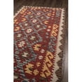 thumbnail image 3 of Momeni Rugs TANGITAN-7RED5080 Tangier Collection, 100% Wool Hand Tufted Tip Sheared Transitional Area Rug, 5' x 8', Red, 3 of 5
