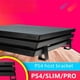 thumbnail image 5 of Soporte de consola de juegos PS4 Slim Pro, versión horizontal, base de enfriamiento, soporte plano, accesorios, 5 of 6
