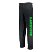 JANT girl Black Lacrosse Sweatpants (Youth Large 14/16, Neon Green)