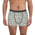 thumbnail image 7 of Disketp White Popcorn Men's Boxer Briefs,Soft and Breathable Cotton Underwear with ComfortFlex Waistband, 7 of 7