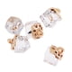 thumbnail image 1 of Colgante de Cristal Baoblaze Blanco Square Bead Pendant, 1 of 8