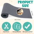 thumbnail image 2 of Duslogis Rabbit Scratch Mat 6.56 ft Self Adhesive Bunny Scratching Pad Cuttable Rabbit Cage Liner for Claws and Teeth Care Cat Guinea Pig Small Animal Chewing Sleeping Nesting Rug (Gray), 2 of 7