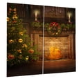 thumbnail image 3 of Rongfmy 2PCS Blackout Curtains Drapery Screen For Window Fireplace Background Decoration 14, 3 of 5