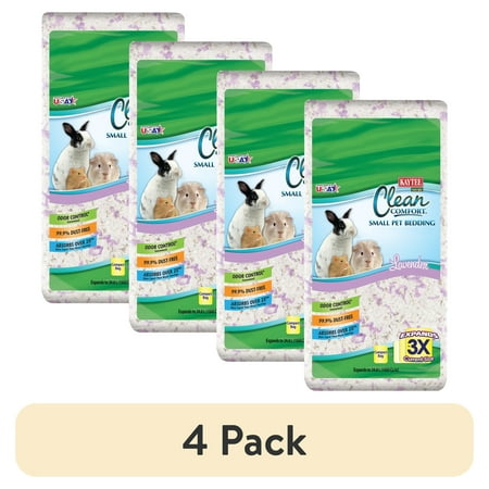 (4 pack) Kaytee Forti-Diet Clean Comfort Small Animal Bedding Lavender 24.6L