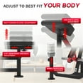 thumbnail image 2 of HeeH Preacher Curl Bench: Bicep Training Station for Barbell & Dumbbell Workouts with Lifting Weights Home Gym Equipment Red, 2 of 7