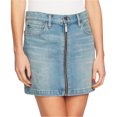 thumbnail image 1 of 1.STATE Jupe en Denim de Coton pour Femmes, Bleu, 8, 1 of 1