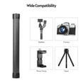 thumbnail image 4 of Carbon Fiber Camera Extension Pole, 35cm Length, Lightweight 120g, Compatible with Camera Stabilizers, 1/4" and 3/8" Universal Interfaces, Aluminum Alloy Reinforced, Black/Red Optional, Portable, 4 of 6