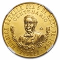 thumbnail image 2 of 1962 Mo Mexico Gold Medallic 20 Peso Cinco de Mayo MS-66 NGC, 2 of 3