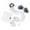 White, variant on Runquan Therian and Tail Cute Animal for Stage Performance Holiday Party Decor White