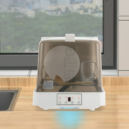 Portable Countertop Dishwasher, Automatic Dishwashing with Tank, Mini Dishwasher for Apartments, Dorms, Apartments, Dormitories, Boats