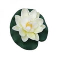 thumbnail image 1 of Esho 3Pcs Artificial Lotus Fake Floating Plant DIY Water Lily Simulation Lotus Home Garden Wedding Decor, 1 of 6