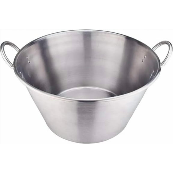 Thick Sandwich Base Cazo Grande Para Carnitas Extra Large 17" Wx8 Deep Stainless Steel Heavy Duty Acero Inoxidable Wok comal Fry