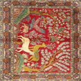 thumbnail image 1 of Ahgly Company Indoor Square Traditional Brown Persian Area Rugs, 3' Square, 1 of 6