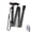 Black, variant on MAICHUNNN Foldable Walking Stick Travel Cane Aluminum Alloy Adjustable Height for Elderly and Adults Hiking Pole