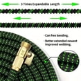 thumbnail image 2 of 75FT Expandable Water Hose – Flexible Lightweight No-Kink Garden Hose for Outdoor Watering, Car Wash, Lawn & Yard with Leakproof Brass Fittings, Durable Expanding Water Hoses, 2 of 7