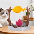 thumbnail image 6 of Interactive Cat Slow Feeder, Bonfire Style Treat Dispenser, Adjustable Dry Food Puzzle Toy, Enrichment For Indoor Cats & Puppies, 6 of 7