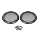 thumbnail image 2 of 2 Cubias para parrilla de Altavoz de Coche, Protector de Cubierta de Subwoofer Decorativo de Malla Redonda de Aluminio de Hierro Con 8 Tornillos de 97 mm, Para Altavoces,, 2 of 7