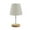 Brown, variant on Yhmxh Farmhouse Cute Small Table Lamp, 11 Inch Wooden Base Bedside Lamp with Beige Linen Lampshade, Warm LED Night Lights, Space-Saving Nightstand Lamp for Bedroom Living Room (Coffee)