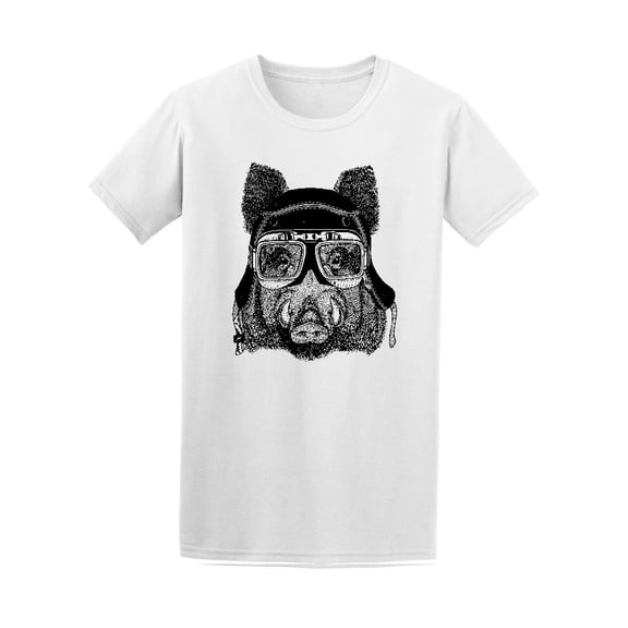 Vintage Hog Motorcycle Tee Men's -Image by Shutterstock