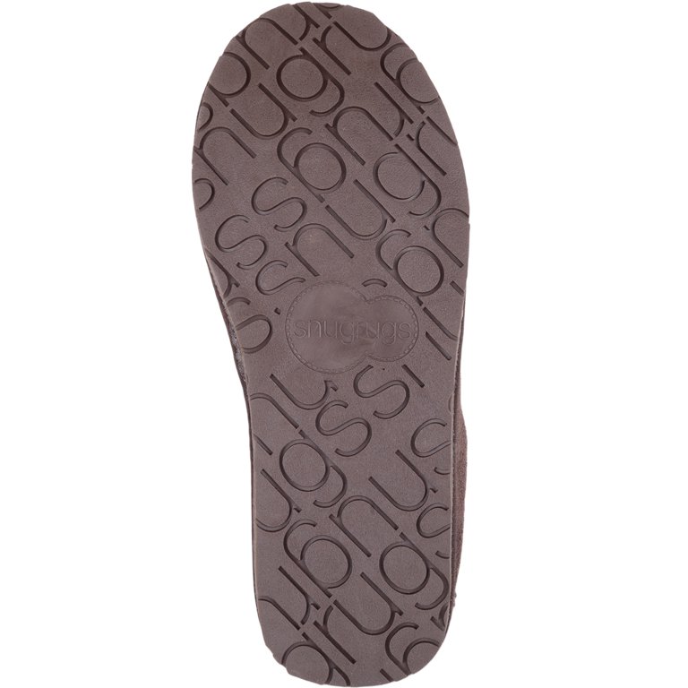 SNUGRUGS Newbury Pantofola Mocassino Uomo In Pelle Di Pecora – Suola In Gomma – Blu Navy, 40.5 - 2