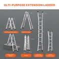 thumbnail image 4 of VEVOR Telescoping Ladder A Frame 10 FT Extension Multi-Function, 4 of 9