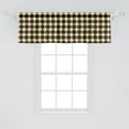 thumbnail image 2 of Quatrefoil Window Valance, Digital Repetition of Medieval Motif, Curtain Valance for Kitchen Bedroom with Rod Pocket, 54" X 18", Charcoal Grey Multicolor, by Ambesonne, 2 of 3