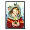 thumbnail image 2 of Cuadros Decorativos Punto de cruz bordado completo niña de Navidad 11CT conjunto de costura de arte estampado Ndcxsfigh Nuevos Originales, 2 of 9
