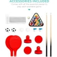 thumbnail image 5 of YSNW Multi-Game Table Series – Interactive 4-in-1 and 11-in-1 Game Tables for Kids with Foosball, Air Hockey, Billiards, Ping Pong & More（4-in-1 Gray）, 5 of 14