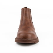 Mens Leather Work Shoes Water Resistant Steel Toe Safety Shoes Oil Resistant Construction for Working