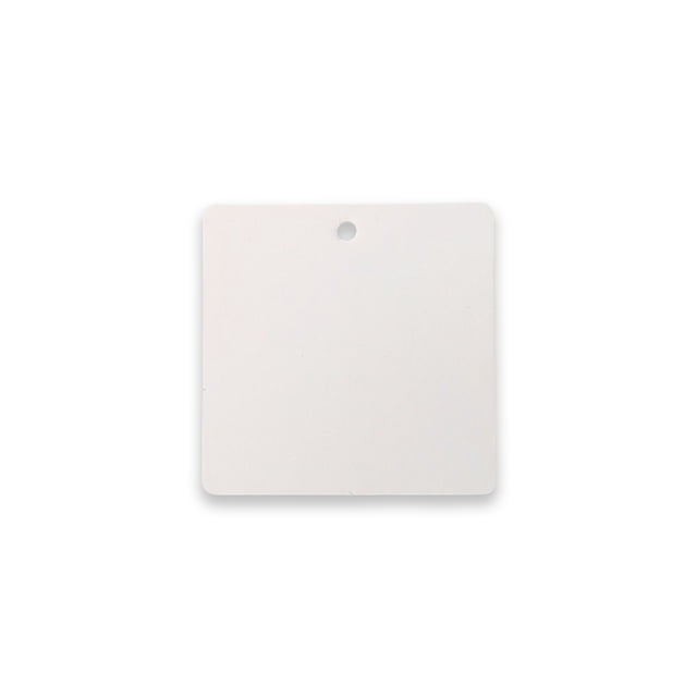 Minnieouse Etiquetas cuadradas en blanco para papelería DIY, tarjetas de precio de regalo hechas a mano, ropa, zapatos, bolsas, etiquetas, embalaje de Accesorios de disfraces Blanco Minnieouse AP018104-02