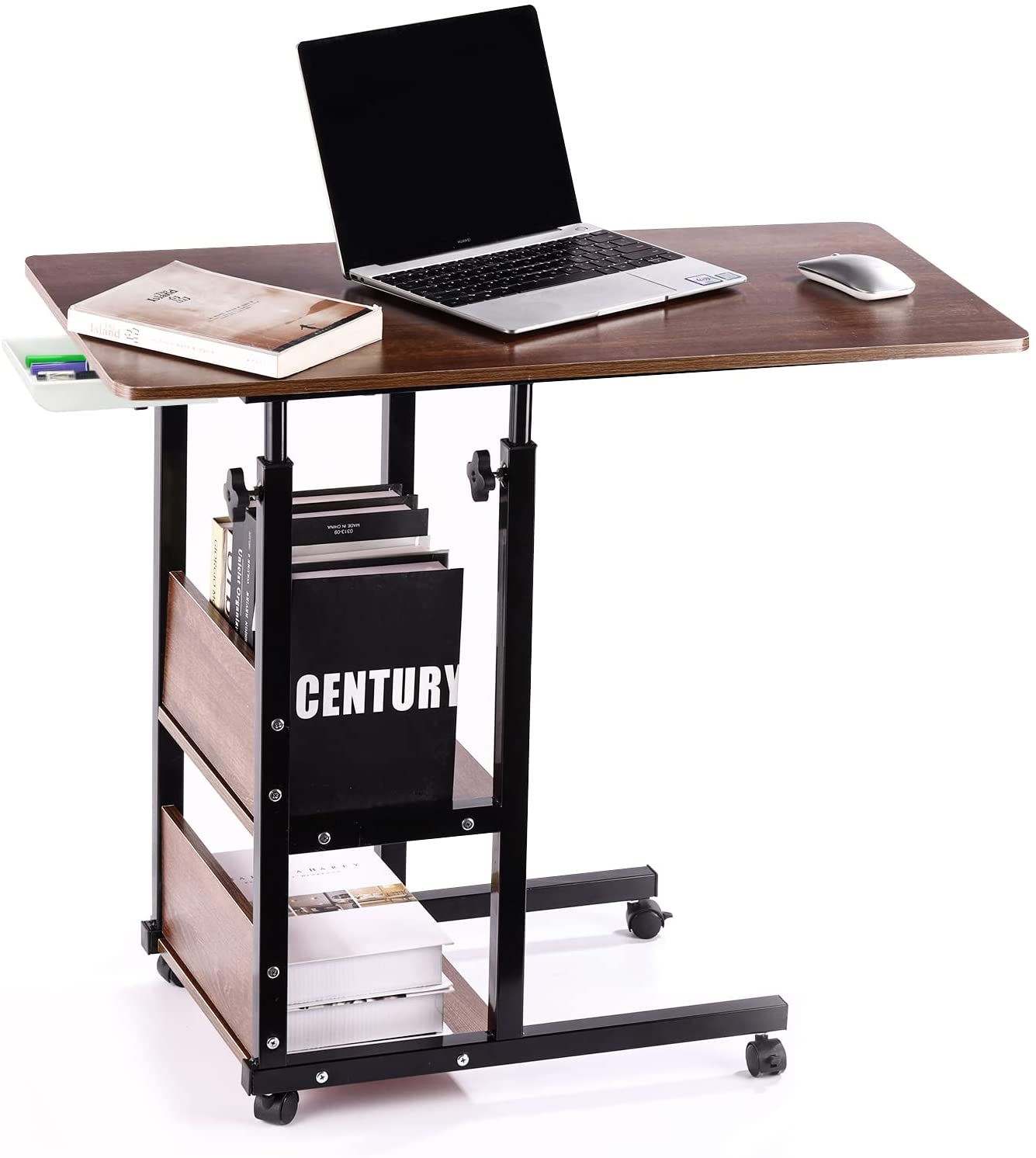 MZDXJ Home Office Desk with Drawer Standing Desk Adjustable Height