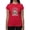 Red, variant on Santa Hat Funny Christmas Graphic Women's T-shirt
