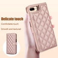 thumbnail image 2 of Allytechgroup Wallet Case for iPhone 8 Plus/7 Plus with Credit Card Slot, RFID Blocking PU Leather Case with Lanyard & Shoulder Strap & Kickstand Shockproof Bumper for Women Men, Rosegold, 2 of 8