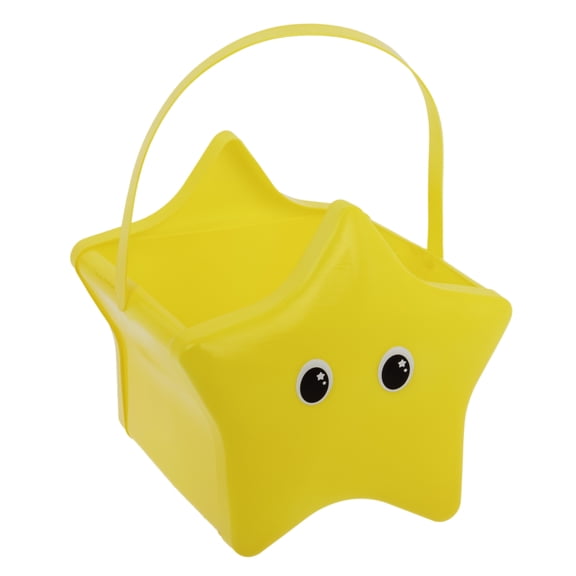 Star-Shaped Plastic Basket, Yellow, 11" x 8.5", Easter by Way To Celebrate