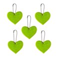 thumbnail image 2 of Agiferg 5PCS Reflective Pendant Outdoor Safety Reflective Pendant Heart Shaped Safety Reflective Suitable For Backpack Riding Walking Running, 2 of 2