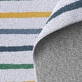 thumbnail image 3 of Mainstays Kids Tufted Yellow and Green Stripe Washable Area Rug, 5' x 7', 3 of 6