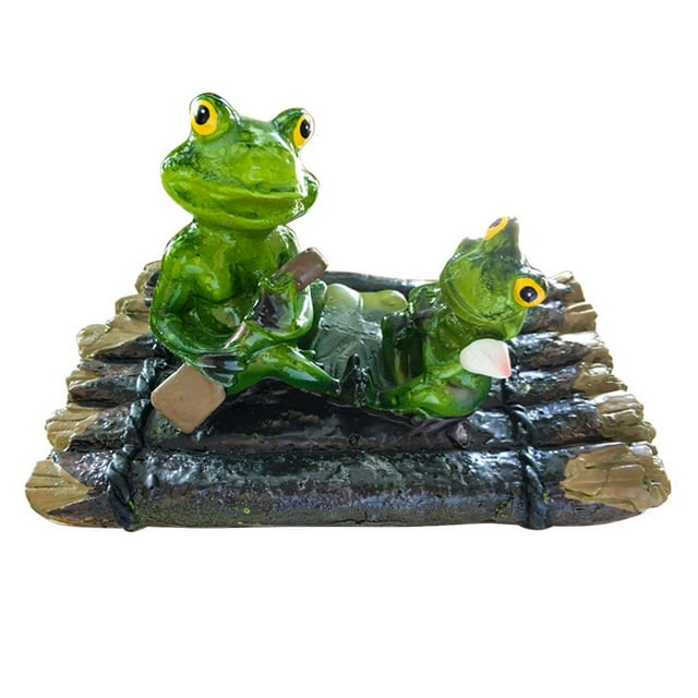 Resin Frog Floating Ornaments Pool Simulation Animal Decoration Realistic Water Simulated Animals Decorate Pond Frogs