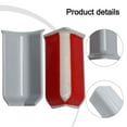 thumbnail image 5 of Baseboard Corner Blocks 6-Pack Wall Base Corner Trim Wall Corner Decor M Grey, 5 of 9