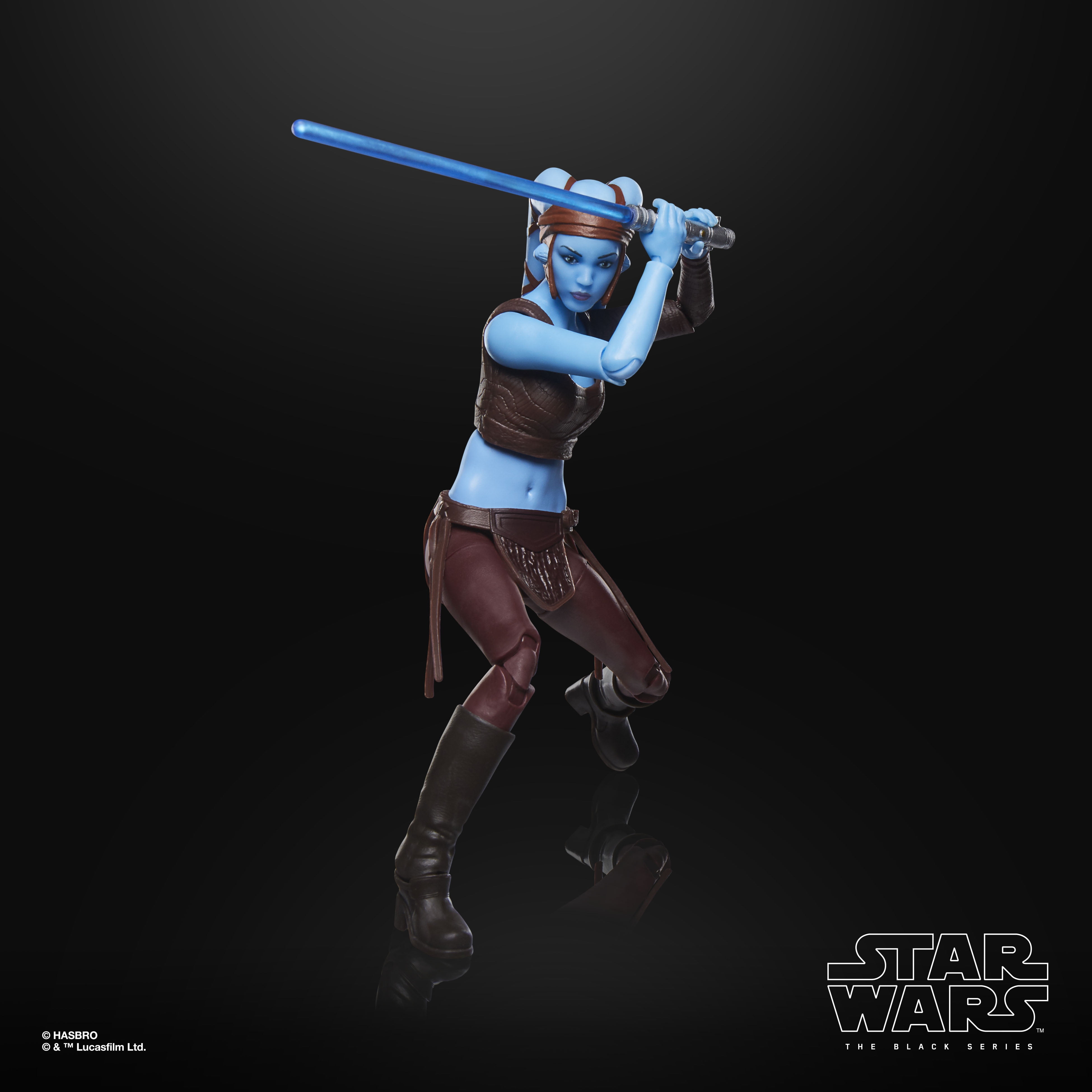 Star Wars The Black Series Aayla Secura 20th Anniversary Action Figure (6”)