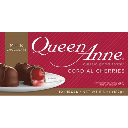 UPC 043268800029 product image for Queen Anne Milk Chocolate Cordial Cherries  6.6 oz Box  10 Pieces | upcitemdb.com