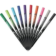 BIC Intensity Fineliner Felt Pens, Fine Point (0.4 mm), Assorted Colors, 10-Count