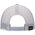 thumbnail image 4 of Men's Huk Gray Huks and Bars American Trucker Snapback Hat - OSFA, 4 of 4