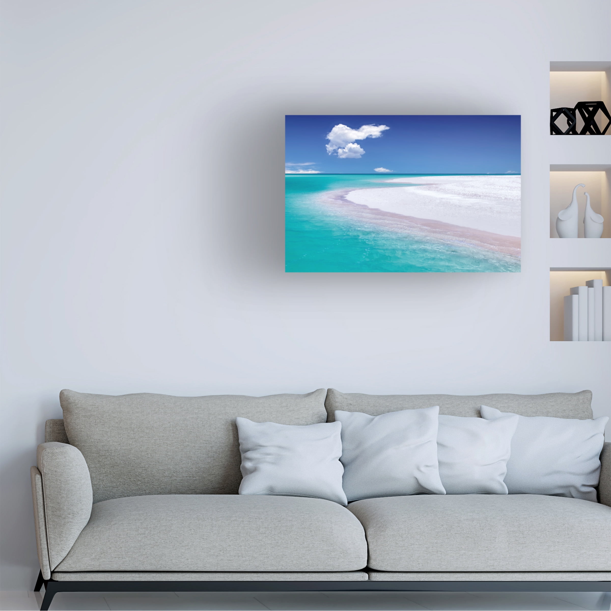 Dennis Frates 'Beach 15' Canvas Art