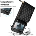 thumbnail image 4 of Funda de teléfono Vofolen para Samsung Galaxy Z Flip 6 con tarjetero, 4 of 7