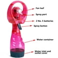 thumbnail image 1 of Ventilador con función de pulverización de agua, ventilador nebulizador portátil, humidificador de viaje, ventilador de mano, tecnología de vanguardia, 1 of 7