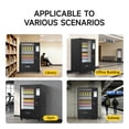thumbnail image 4 of Smart Vending Machine, 60 Slot Commercial Refrigerated Snack & Drink Machine with 15.6'' LCD Display, Support Payment Via Paper Currency/Coin/Card, for Business Office Gym, 4 of 8