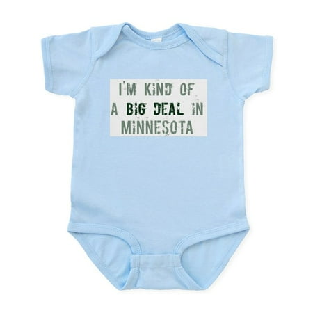 

CafePress - Big Deal In Minnesota Infant Bodysuit - Baby Light Bodysuit Size Newborn - 24 Months