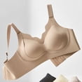 thumbnail image 5 of Yutgune Bras for Women Wireless Seamless Tshirt Bras for Women Soft Scalloped Everyday Bralette, 5 of 9