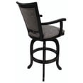 thumbnail image 4 of Home Square 30" Swivel Solid Wood Counter Bar Stool in Mojave Gray - Set of 2, 4 of 4